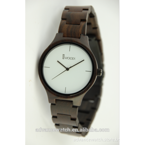 Wholesale simple men wood watch, Custom Logo wristwatch men, natural wood watch with high quality watch wood